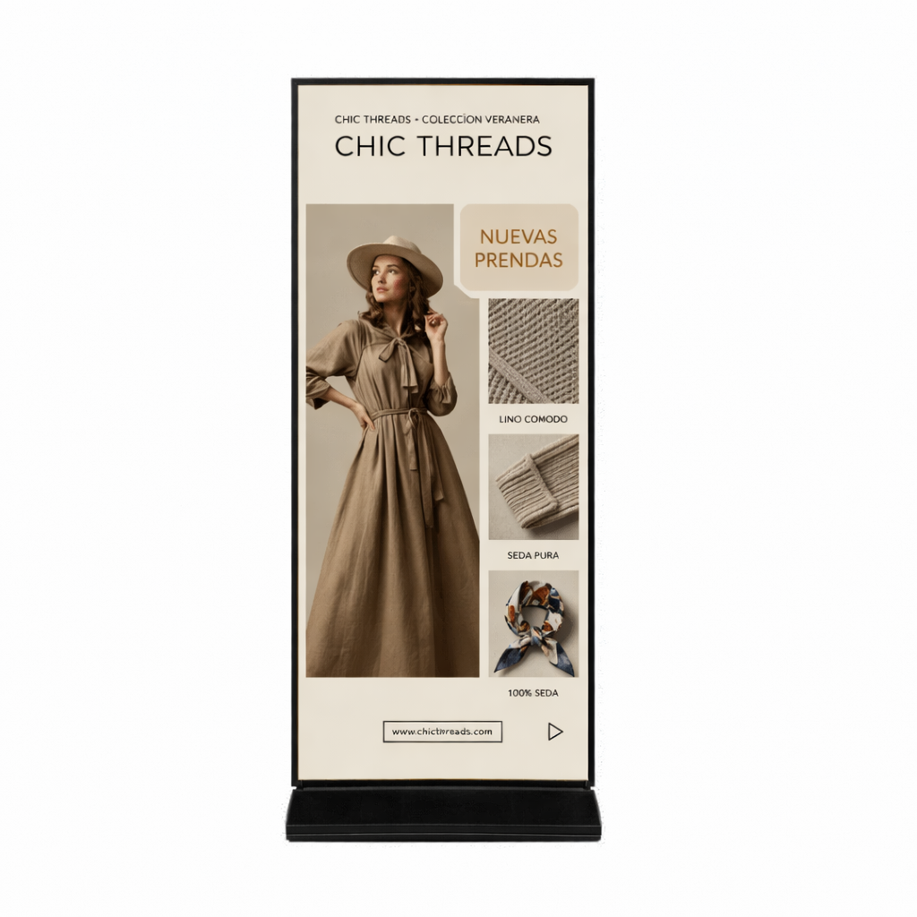 catálogo de pantallas